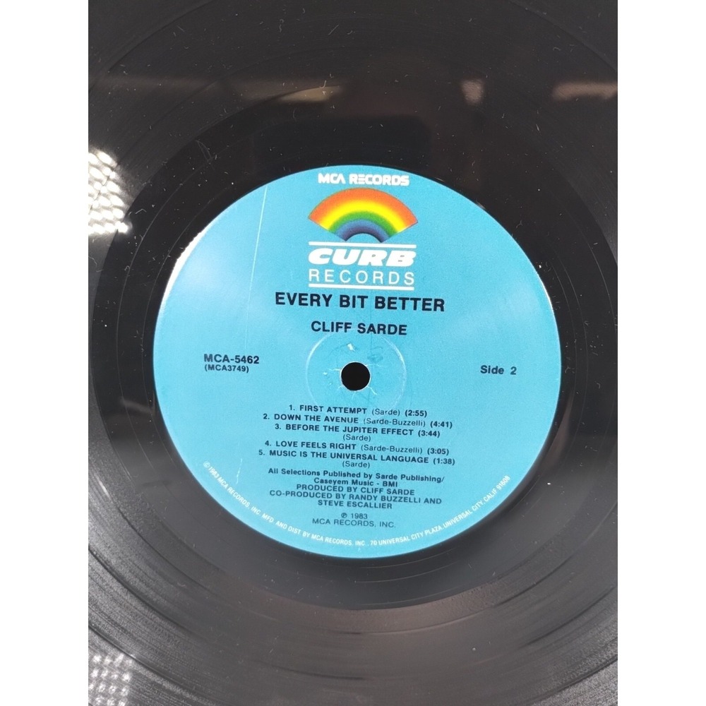 Cliff Sarde Every Bit Better Record Album Vinyl LP UNTESTED -READ - Picture 6 of 6